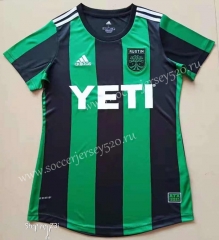 2021-2022 Austin FC Home Black&Green Women Thailand Soccer Jersey-HR