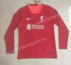 2021-2022 Liverpool Home Red LS Thailand Soccer Jersey AAA-422