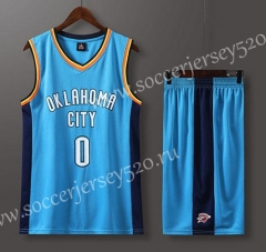 Oklahoma City Thunder Blue #0 NBA Uniform-613