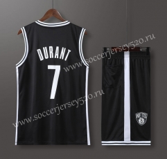 Brooklyn Nets Black #7 NBA Uniform-613