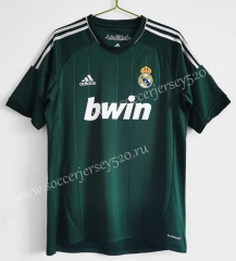 Retro Version 12-13 Real Madrid 2nd Away Green Thailand Soccer Jersey AAA-C1046