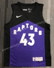 Reward Version 2021 Toronto Raptors Black&Purple #43 NBA Jersey-311