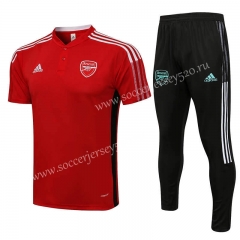 2021-2022 Arsenal Red Thailand Polo Uniform-815