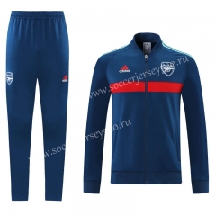 Classic Edition 2021-2022 Arsenal Blue Thailand Soccer Jacket Uniform-LH