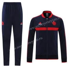 Classic Edition 2021-2022 Bayern München Royal Blue Thailand Soccer Jacket Uniform-LH