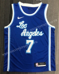 Latin Night Los Angeles Lakers Blue #7 NBA Jersey-311