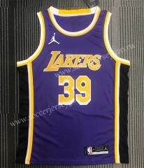 Los Angeles Lakers Purple #39 NBA Jersey-311