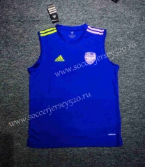 2021-2022 Arsenal Blue Thailand Soccer Training Vest-DD3