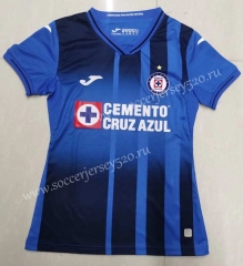 2021-2022 Cruz Azul Home Blue Women Soccer Jersey AAA-912
