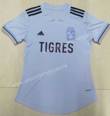 2021-2022 Tigres UANL Away Light Blue Women Soccer Jersey AAA-912
