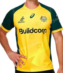 21-22 Australia Yellow Thailand Rugby Shirt