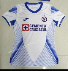 2021-2022 Cruz Azul Away White Women Soccer Jersey AAA-912