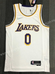 21-22 75th Anniversary Los Angeles Lakers White #0 NBA Jersey-311