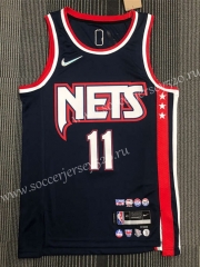 City Edition 21-22 75th Anniversary Brooklyn Nets Black #11 NBA Jersey-311