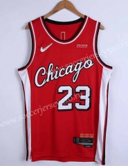 75th Anniversary City Edition 21-22  Chicago Bulls Red #23 NBA Jersey
