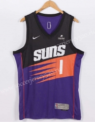 Bonus Edition 21-22 Phoenix Suns Purple #1 NBA Jersey