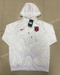 2021-2022 Atletico Madrid White Trench Coats With Hat-815