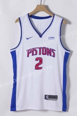 21-22 Detroit Pistons White #2 NBA Jersey