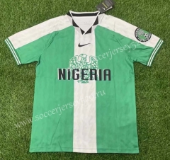 Retro Version 1996 Nigeria Green Thailand Soccer Jersey AAA-305