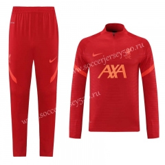 2021-2022 Liverpool Red Thailand Soccer Tracksuit -LH