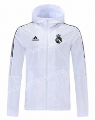2021-2022 Real Madrid White Trench Coats With Hat