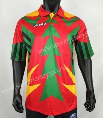 Retro Version Mexico Goalkeeper Red&Green Thailand Soccer Jersey AAA-DD3