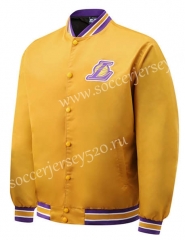 2021-2022 Los Angeles Lakers Yellow NBA Jacket -SJ