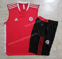 2021-2022 Bayern München Red Thailand Training Soccer Vest Uniform-815