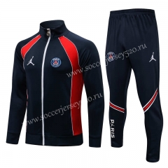 2021-2022 Paris SG Royal Blue Thailand Soccer Jacket Unifrom-815