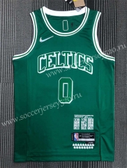 City Version 2021-2022 Boston Celtics Green #0 NBA Jersey-311