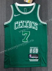 City Version 2021-2022 Boston Celtics Green #7 NBA Jersey-311