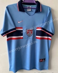 Retro Version 1994 USA 2nd Away Blue Thailand Soccer Jersey AAA-XY
