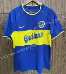 Retro Version 1999 Boca Juniors Home Blue Thailand Soccer Jersey AAA-SL