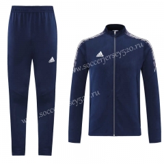 2021-2022 Adidas Royal Blue Thailand Soccer Jacket Unifrom-LH