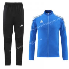 2021-2022 Adidas Color Blue Thailand Soccer Jacket Unifrom-LH