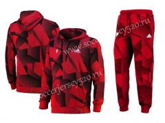 2022-2023 Manchester United Red（fleece）Thailand Soccer Tracksuit With Hat-CS