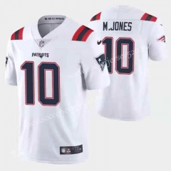 2021 New England White #10 NFL Jersey