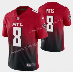 2021 Atlanta Falcons Black&Red #8 NFL Jersey