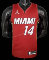 Miami Heat Red #14 NBA Jersey-609