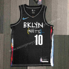 Brooklyn Nets Black #10 NBA Jersey-311