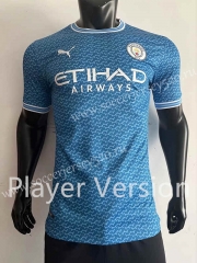 Player Version 2022-2023 Manchester City Sky Blue Thailand Soccer Jersey AAA-CS