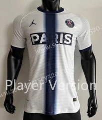 Player Version 2022-2023 Jordan Paris SG White Thailand Soccer Jersey AAA-CS