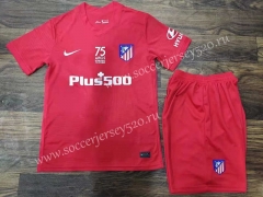 75 Commemorative Edition Atletico Madrid Red Soccer Uniform -709