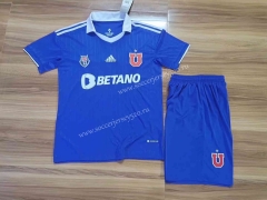 2022-2023 Universidad de Chile Home Blue Soccer Unifrom-8975