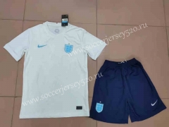 2022-2023 England Home White Soccer Uniform-718