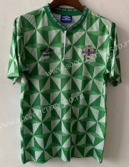 Retro Version 1990 Northern Ireland Home Green Thailand Soccer Jersey AAA-AY