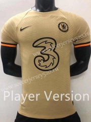 Player Version 2022-2023 Chelsea Away Yellow Thailand Soccer Jersey AAA-2016