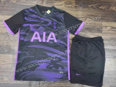 2022-2023 Tottenham Hotspur Black&Purple Soccer Uniform-709