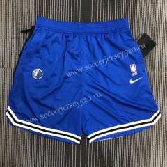 2021-2022 Dallas Mavericks Blue American NBA Training Shorts-311