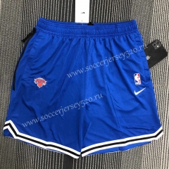 New York Knicks Blue American NBA Training Shorts-311
